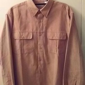 Mens L Chereskin button front shirt jack